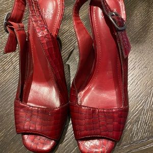 Alex Marie Shoes. Wine color. Patent. Excellent condition